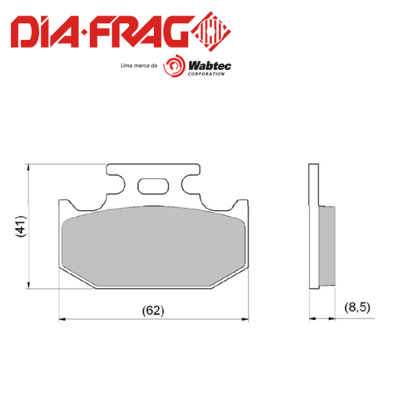 DIAFRAG  LMP-232 YAMAHA FZ-250 TRASERA