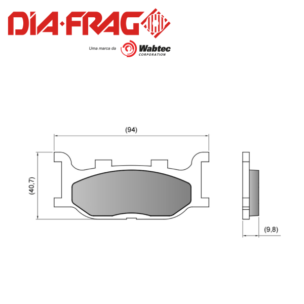 DIAFRAG LMP-291 YAMAHA XV-250/VSTAR (SEMI METALICA)