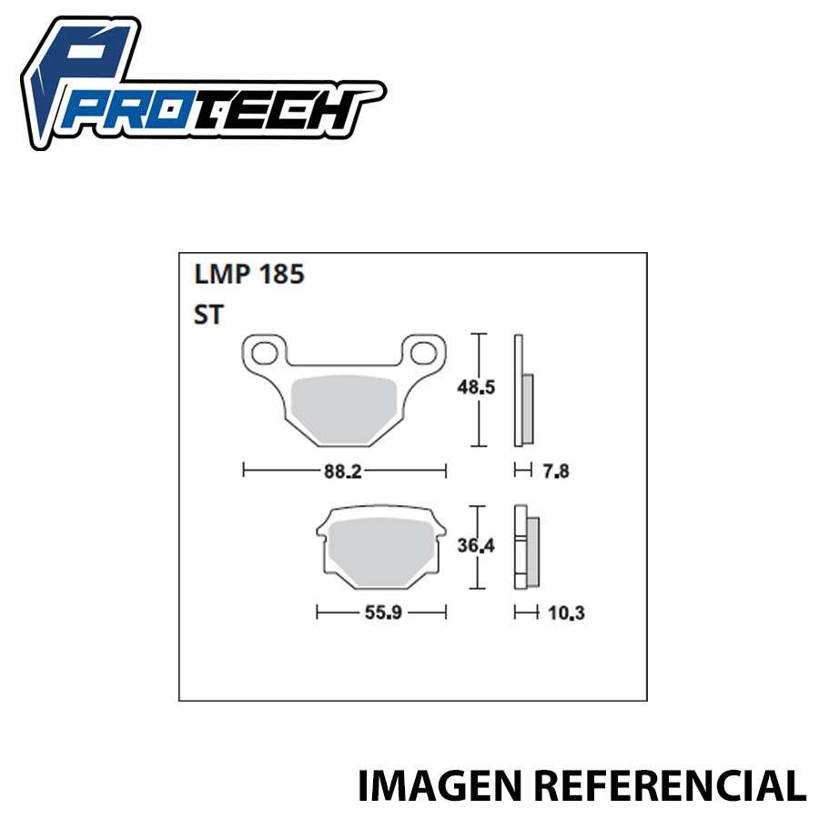 Pastilla Freno ProTech LMP-185 (Trasera)