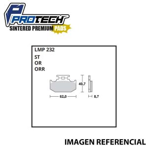 SINTERIZADA FZ-250 ( TRASERA )
