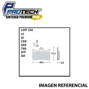 SINTERIZADA YAMAHA R6/R1/MT09 ( DELANTERA )