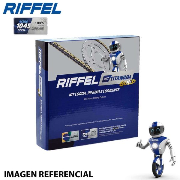 Kit Transmisión Riffel Titanium Gold Honda CRF-230